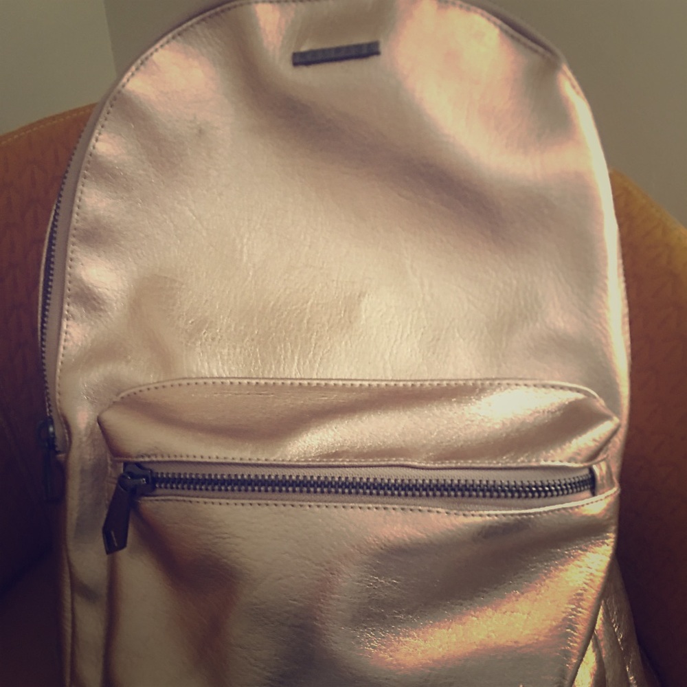 Rose gold Rampage backpack